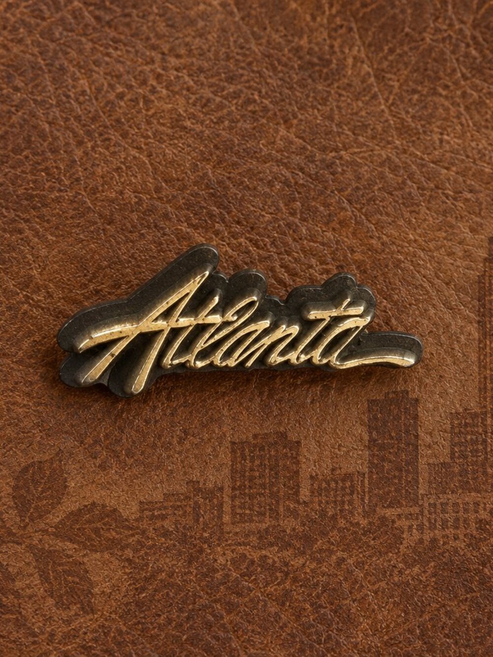 Atlanta Georgia USA Vintage Souvenir City Lapel Pin - Hotlanta State Capital